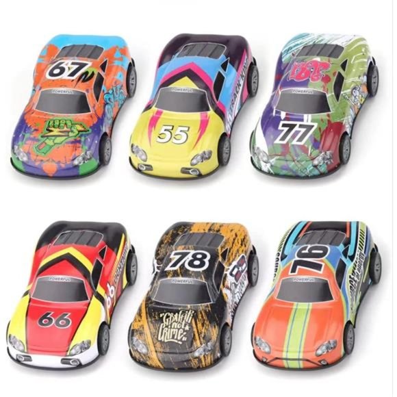 4.2 inch Pull Back Cars Toys Set, Friction Power Alloy Casting car Mini Race car - Picture 1 of 6